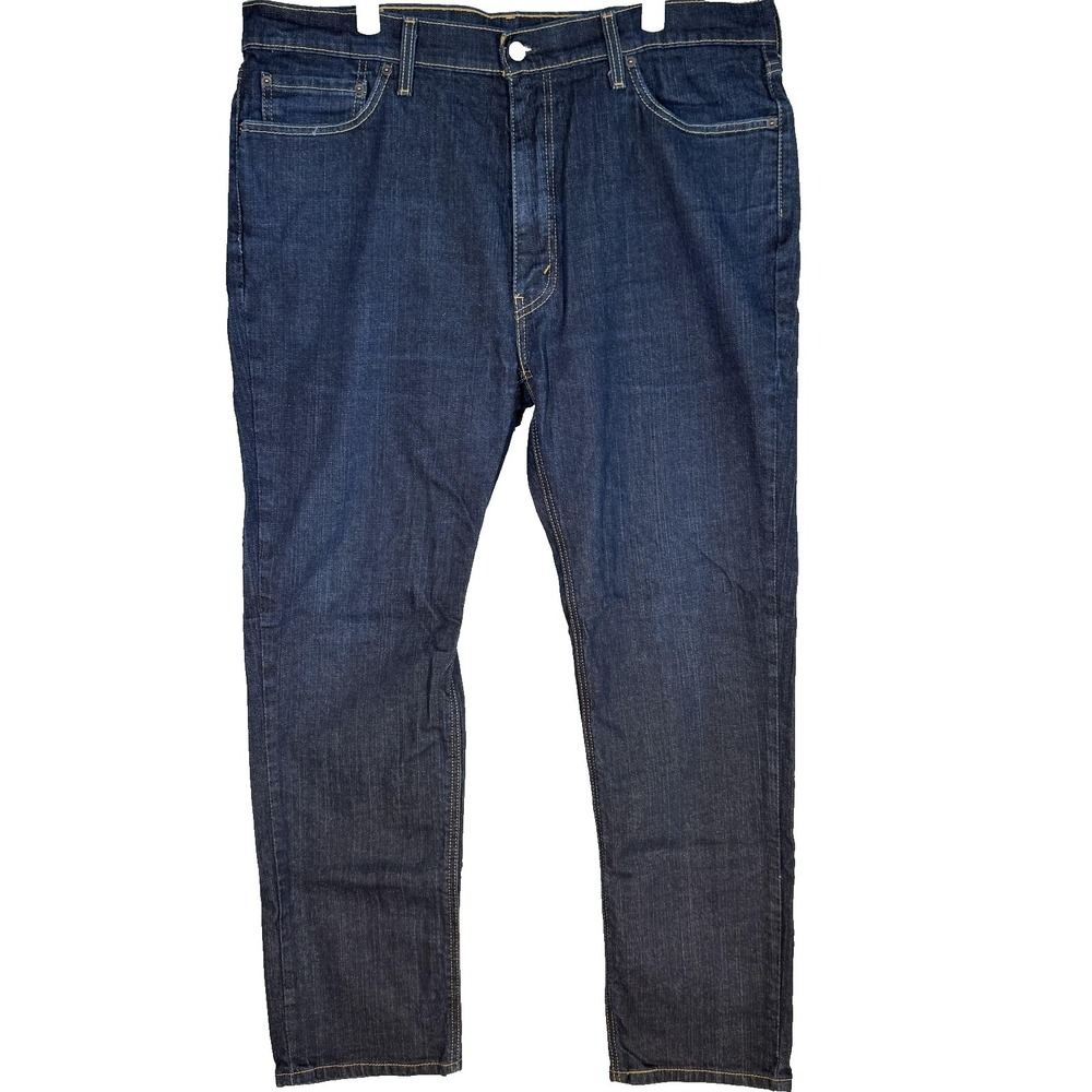 Levis 541 Jeans Mens 40x32 Blue Dark Wash Athletic Fit Tapered Stretch Denim